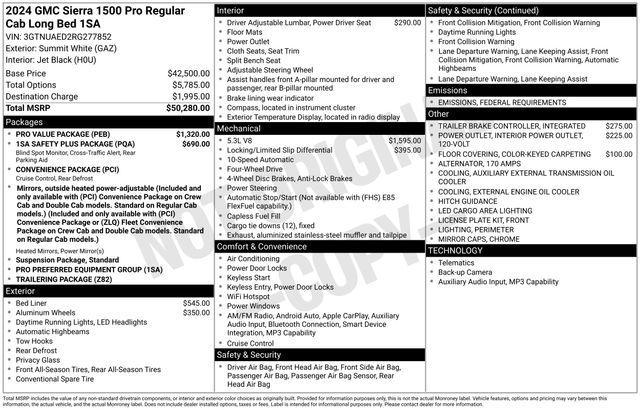 used 2024 GMC Sierra 1500 car, priced at $36,891