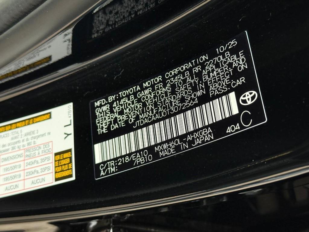 new 2026 Toyota Prius car, priced at $35,849