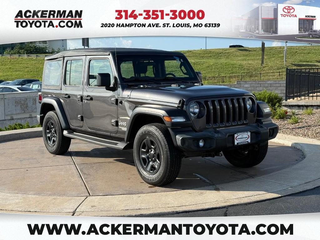 used 2021 Jeep Wrangler Unlimited car, priced at $22,998