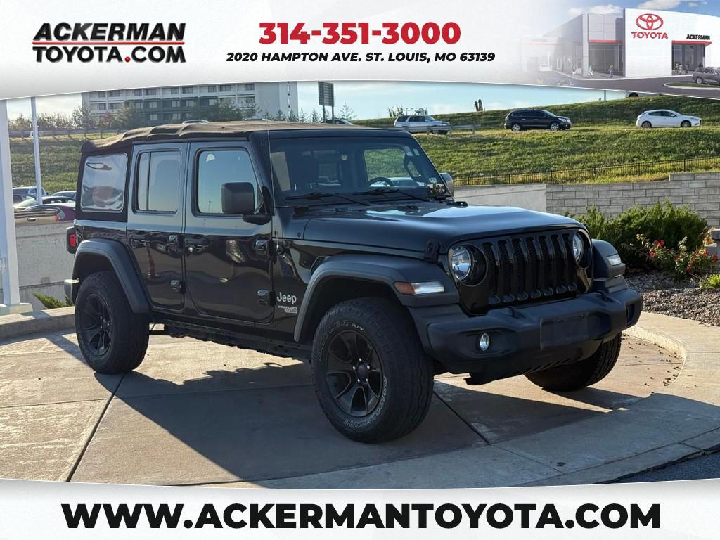 used 2018 Jeep Wrangler Unlimited car, priced at $18,998