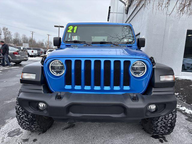 used 2021 Jeep Wrangler Unlimited car, priced at $27,750
