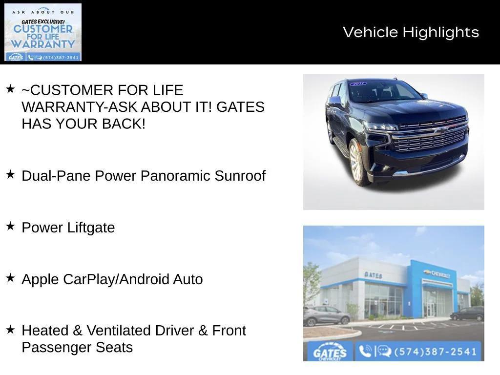 used 2021 Chevrolet Tahoe car, priced at $48,089