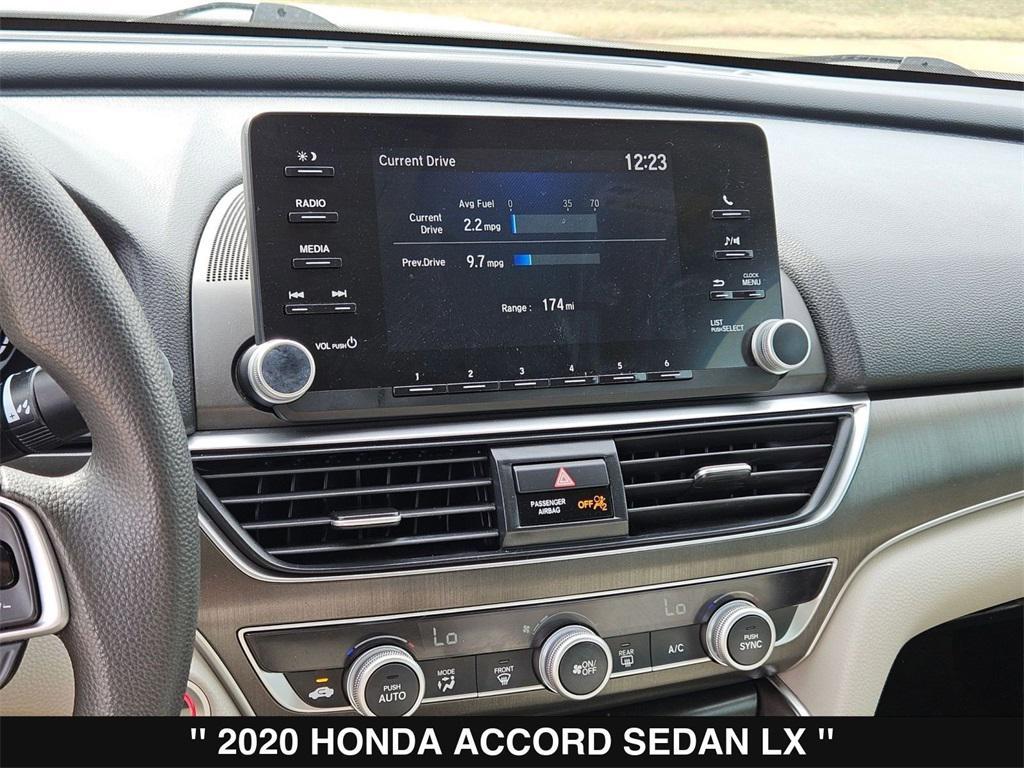 used 2020 Honda Accord car, priced at $19,452