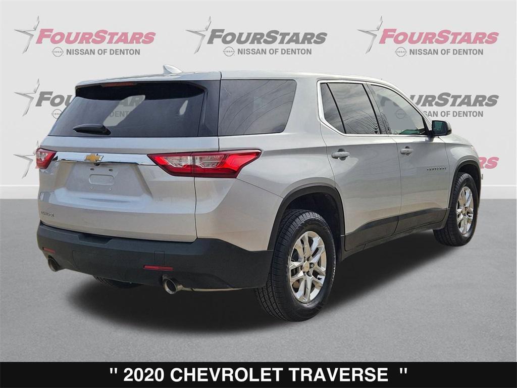 used 2020 Chevrolet Traverse car, priced at $18,871