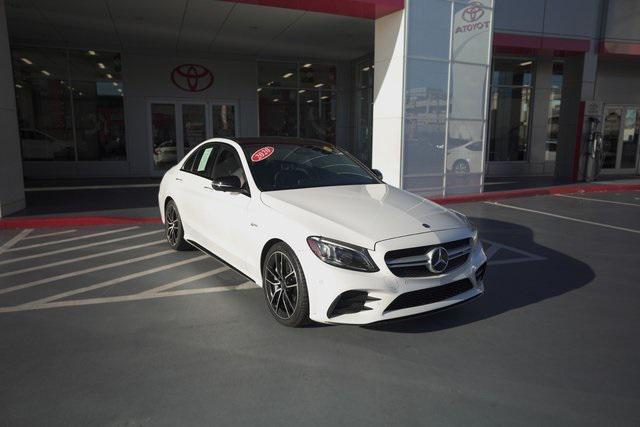 used 2020 Mercedes-Benz AMG C 43 car, priced at $29,995