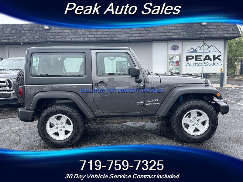 used 2017 Jeep Wrangler car, priced at $13,594