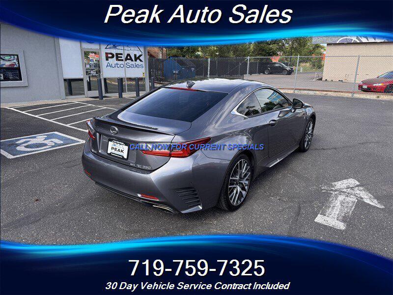 used 2015 Lexus RC 350 car, priced at $24,486