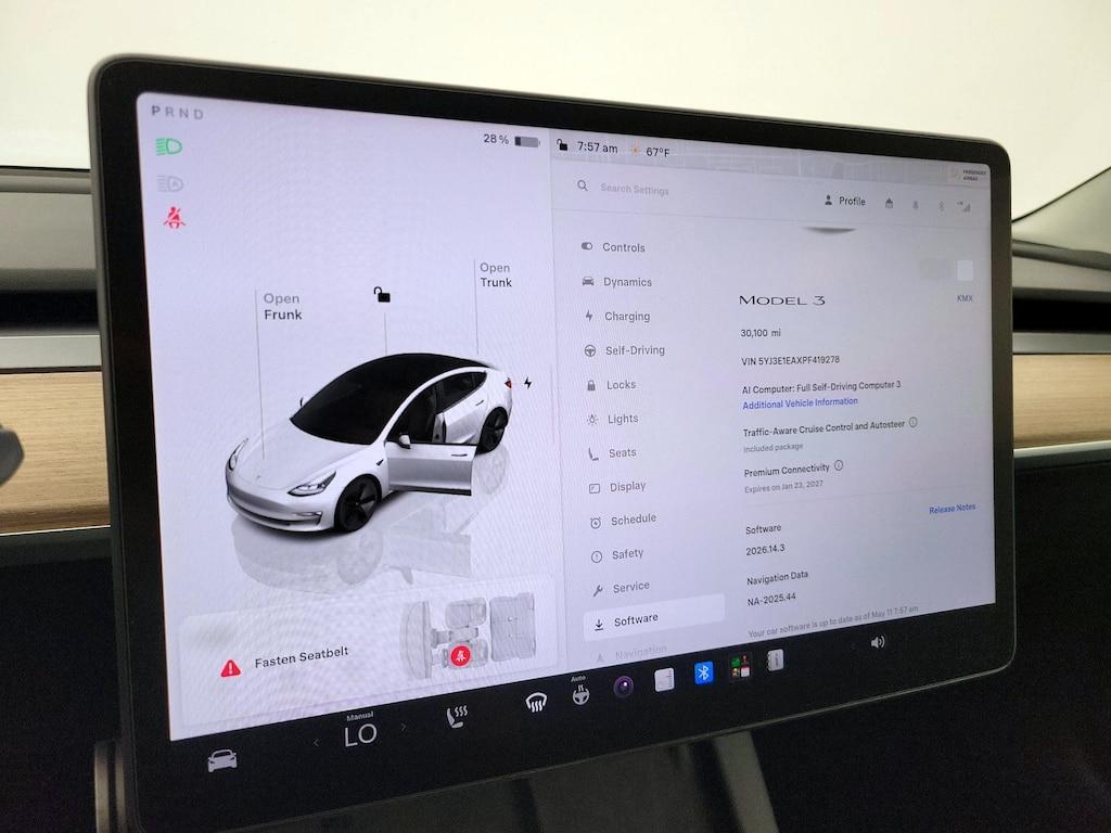 used 2023 Tesla Model 3 car, priced at $27,998