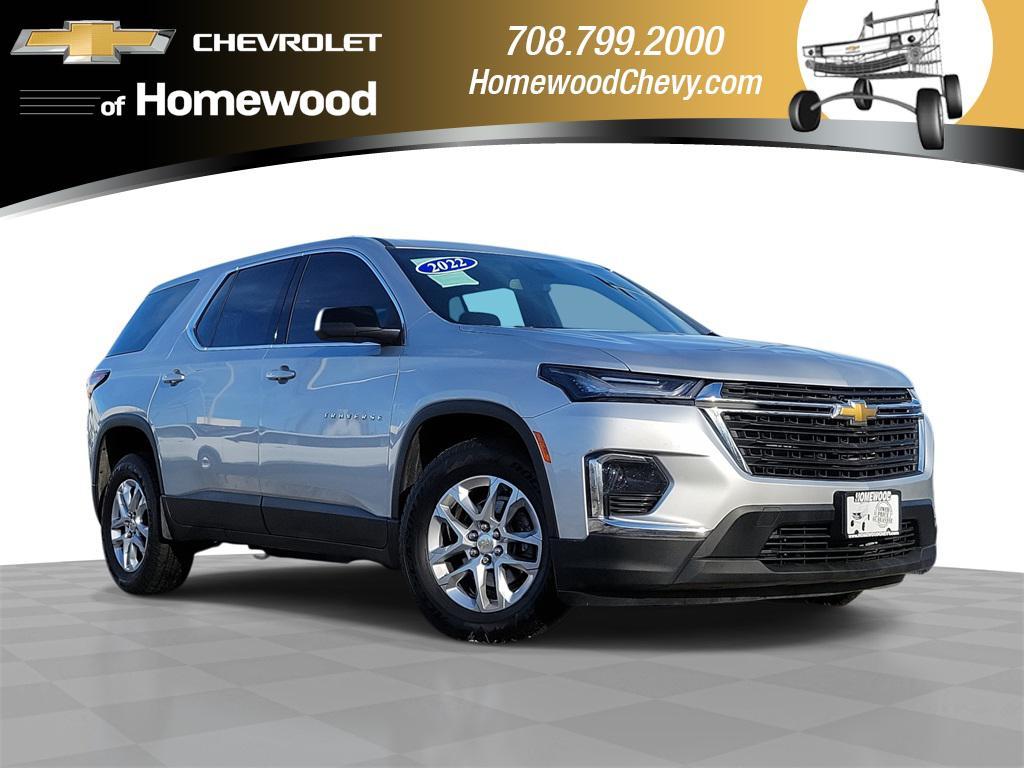 used 2022 Chevrolet Traverse car, priced at $18,991