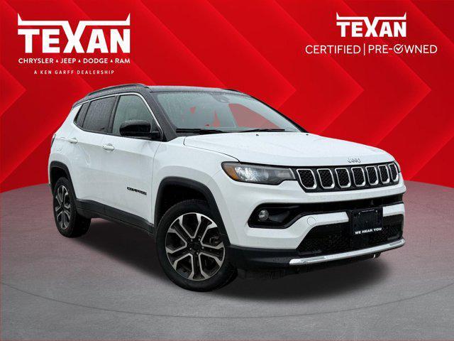 used 2023 Jeep Compass car, priced at $19,219