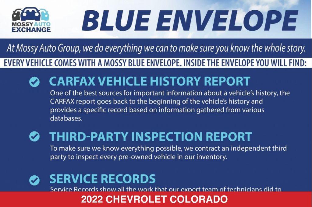 used 2022 Chevrolet Colorado car, priced at $21,988