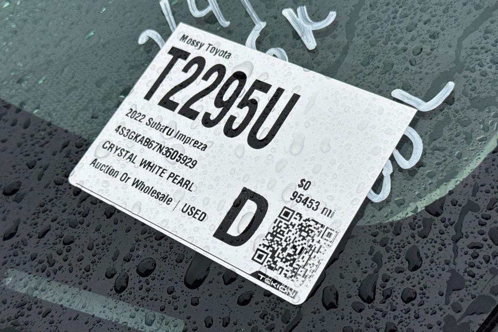 used 2022 Subaru Impreza car, priced at $14,878