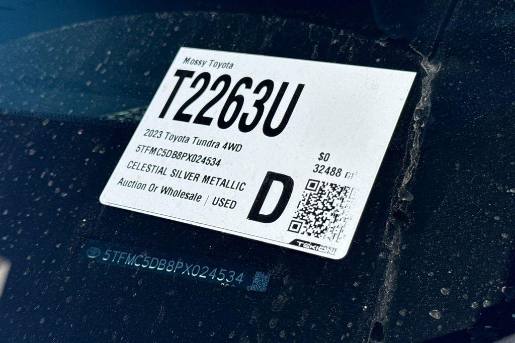 used 2023 Toyota Tundra Hybrid car, priced at $52,606