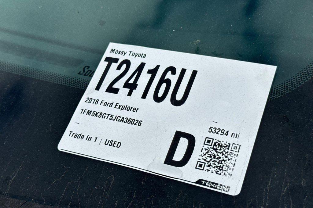 used 2018 Ford Explorer car, priced at $21,900