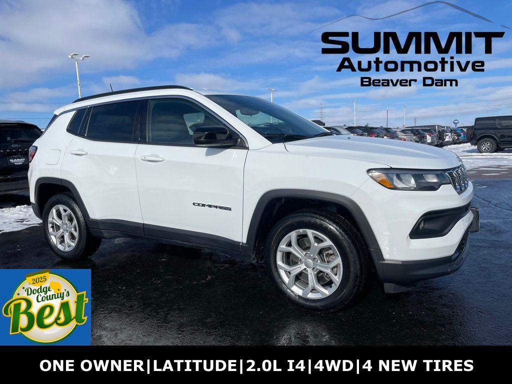 used 2024 Jeep Compass car, priced at $19,495