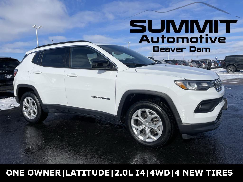 used 2024 Jeep Compass car, priced at $18,999