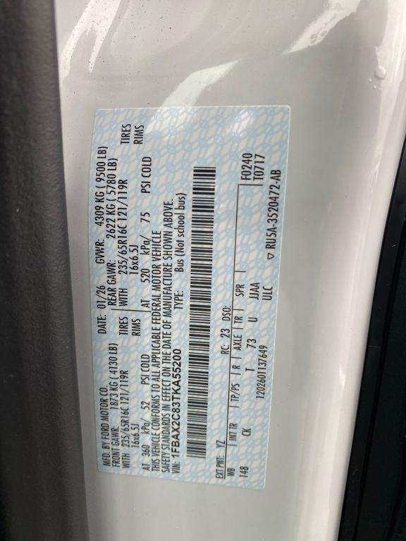 new 2026 Ford Transit-350 car, priced at $67,430