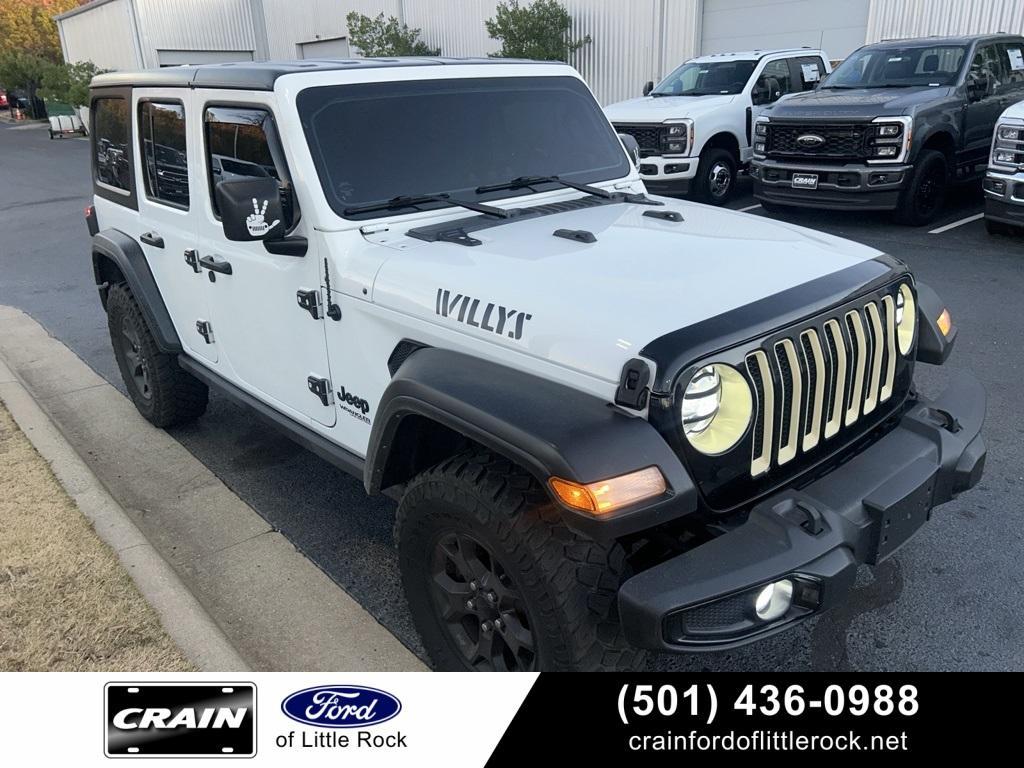 used 2021 Jeep Wrangler Unlimited car, priced at $26,887