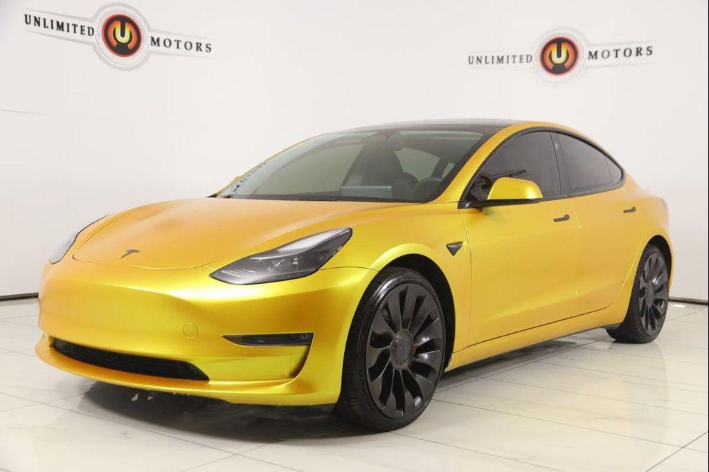 used 2023 Tesla Model 3 car, priced at $31,995
