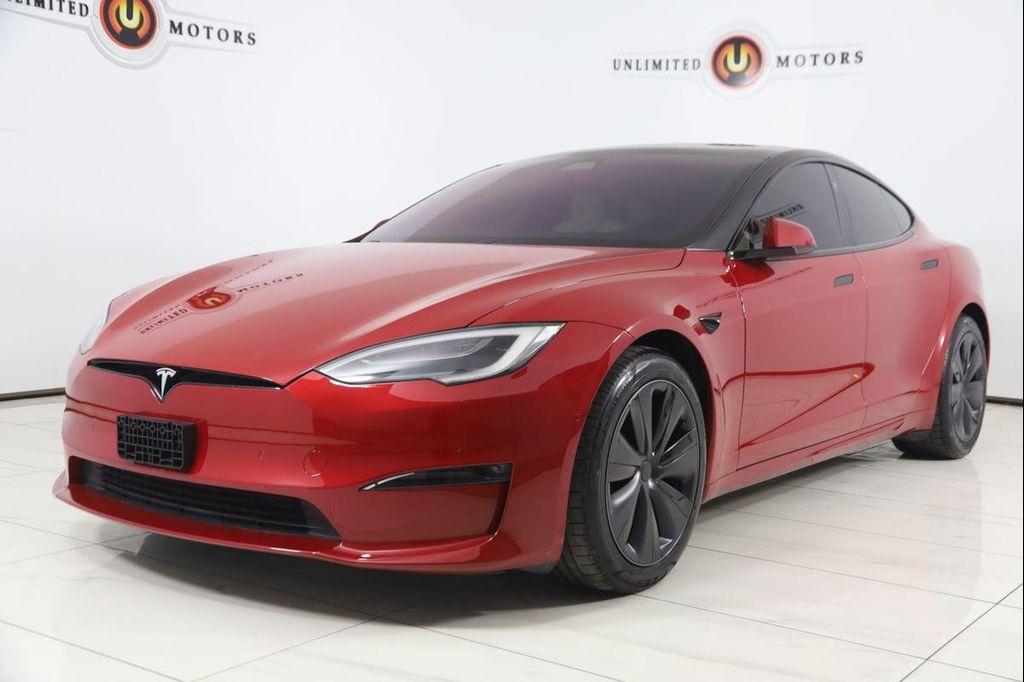 used 2021 Tesla Model S car, priced at $49,995