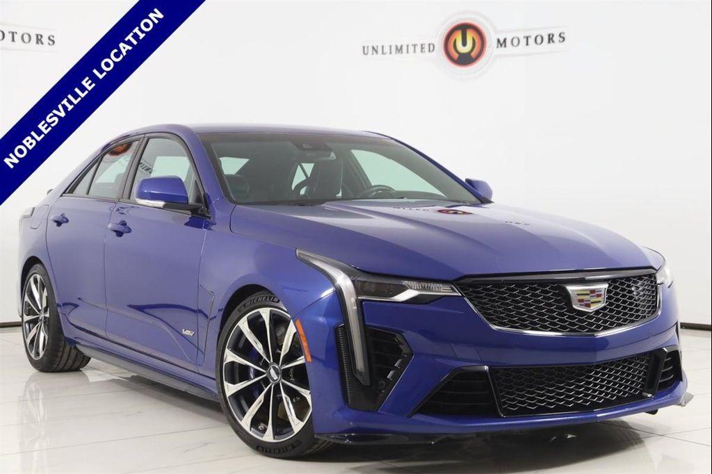 used 2022 Cadillac CT4-V car, priced at $56,995