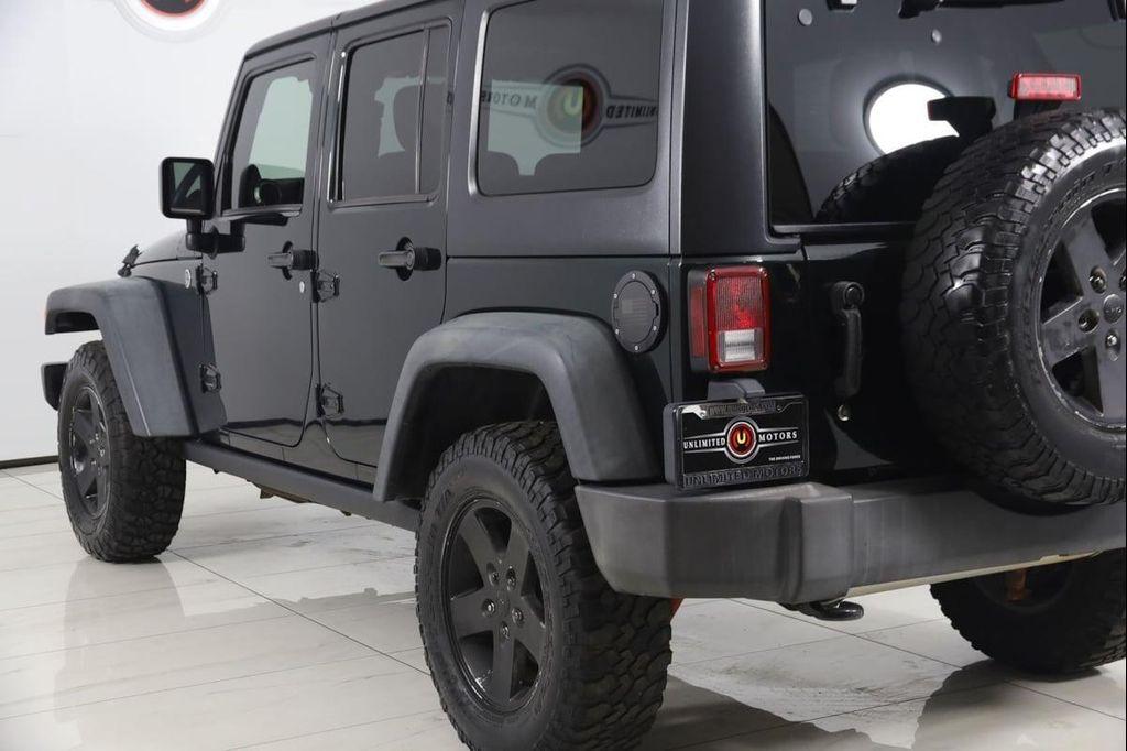 used 2012 Jeep Wrangler Unlimited car, priced at $15,500