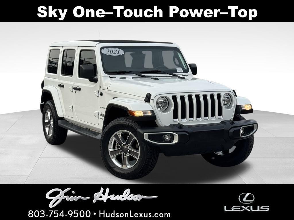 used 2021 Jeep Wrangler Unlimited car, priced at $32,030