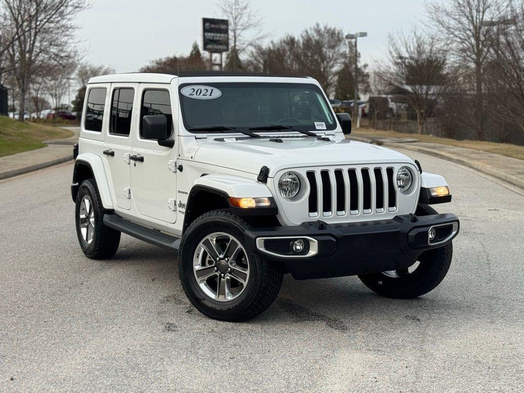 used 2021 Jeep Wrangler Unlimited car, priced at $32,030