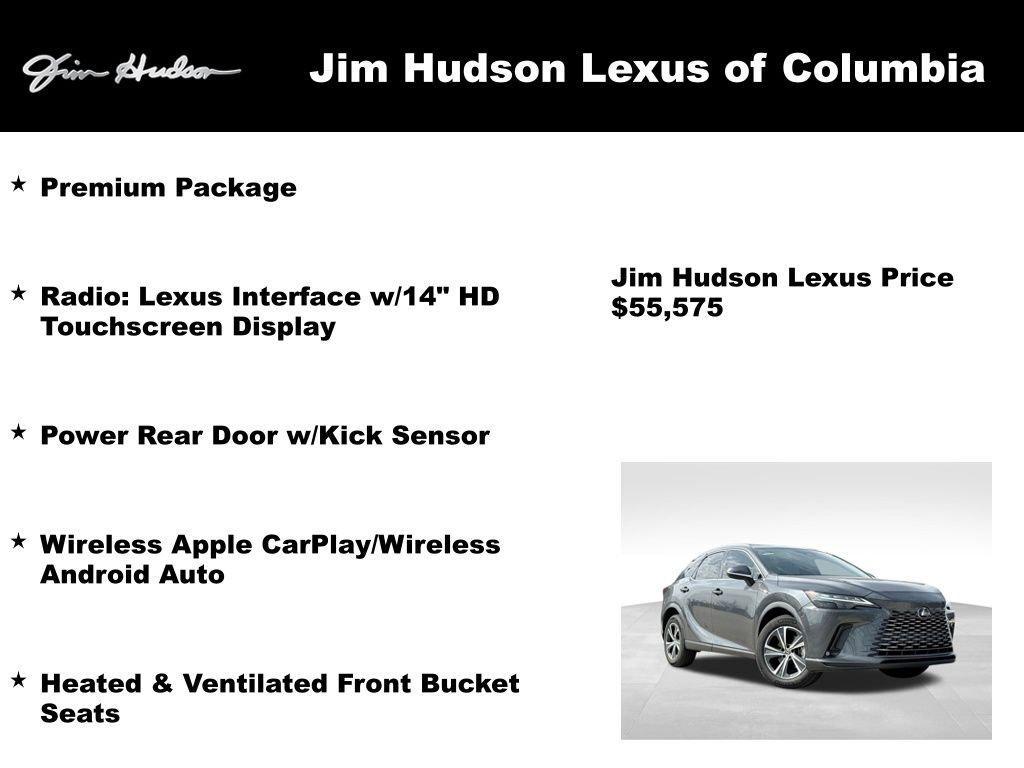 used 2025 Lexus RX 350 car, priced at $54,662