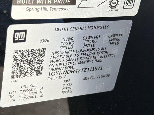 new 2026 Cadillac XT5 car, priced at $60,840