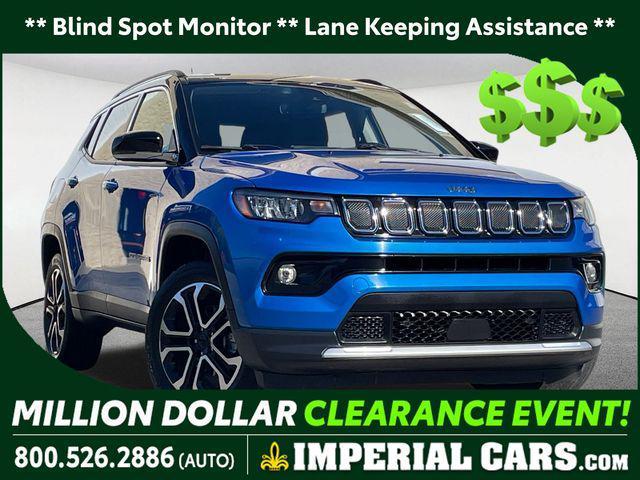 used 2022 Jeep Compass car, priced at $22,477