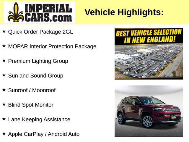 used 2022 Jeep Compass car, priced at $22,347