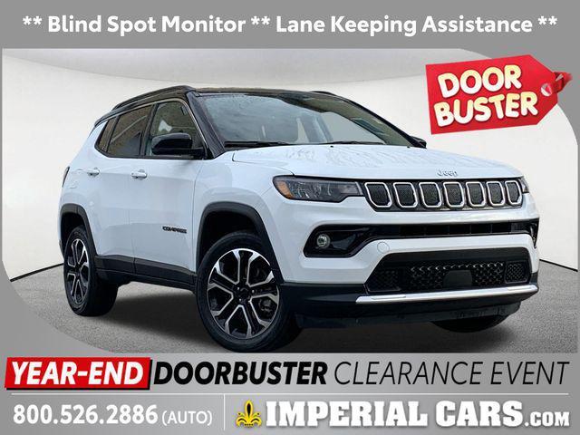used 2022 Jeep Compass car, priced at $20,747