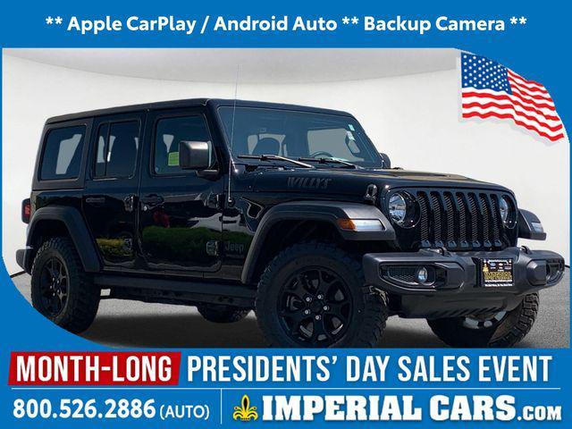 used 2021 Jeep Wrangler Unlimited car, priced at $29,647