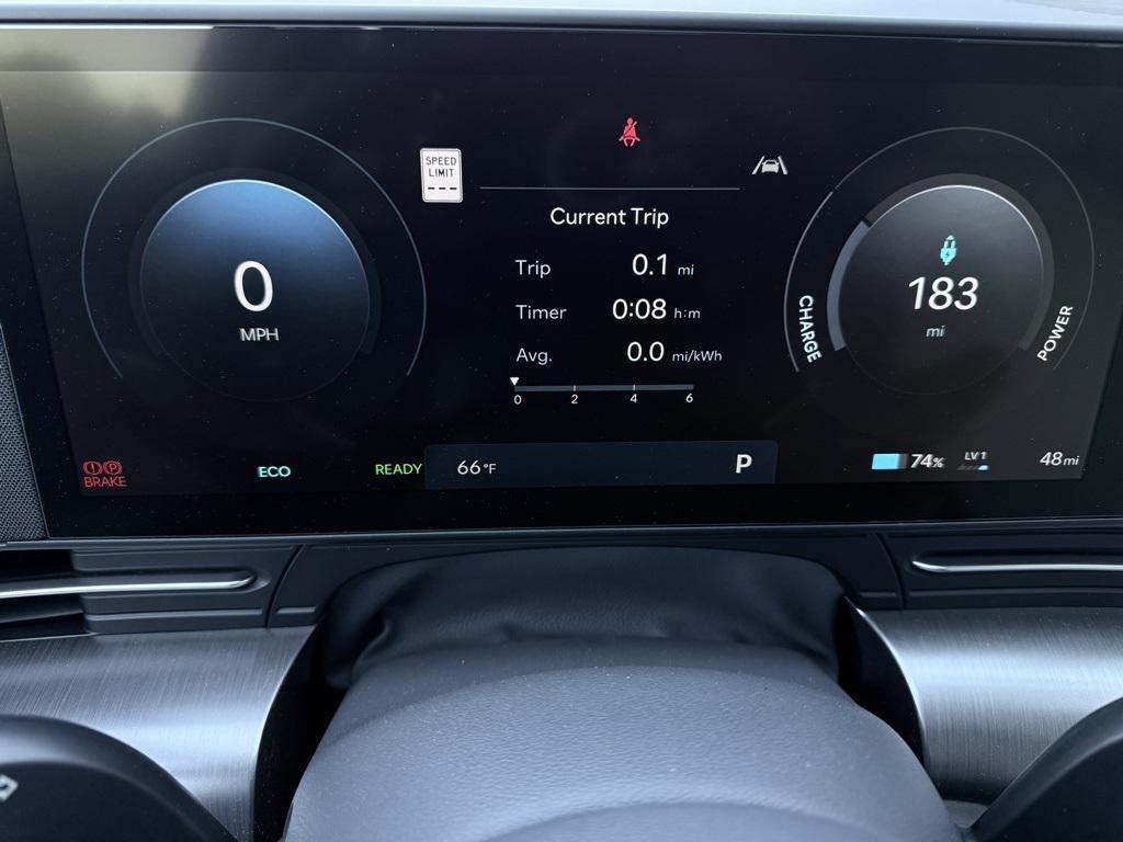 new 2025 Hyundai Kona EV car, priced at $38,431