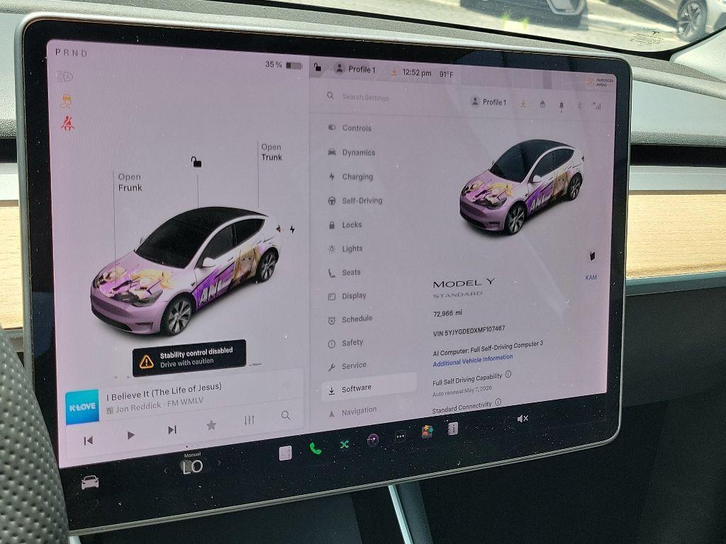 used 2021 Tesla Model Y car, priced at $21,400