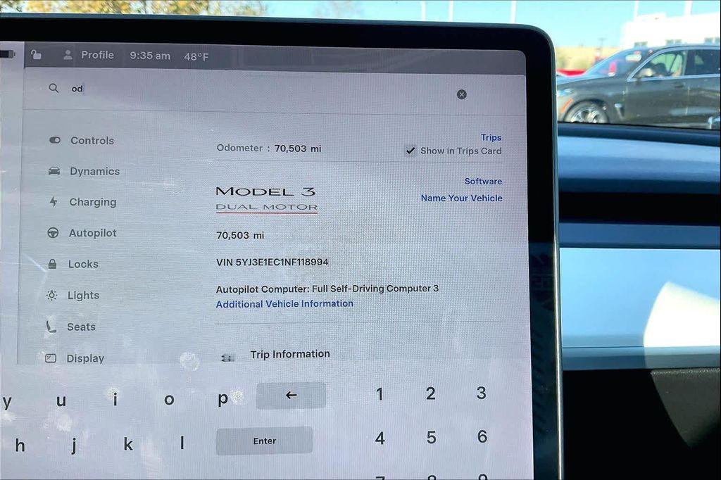 used 2022 Tesla Model 3 car, priced at $25,295