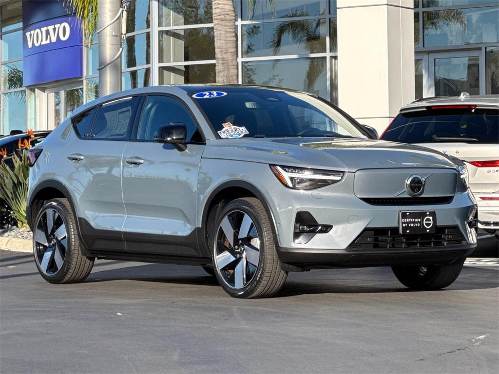 used 2023 Volvo C40 Recharge Pure Electric car, priced at $25,492