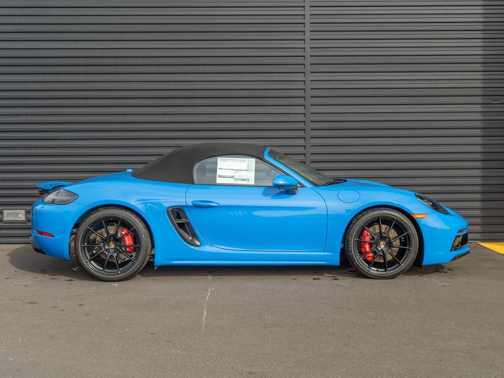 new 2025 Porsche 718 Boxster car, priced at $128,435