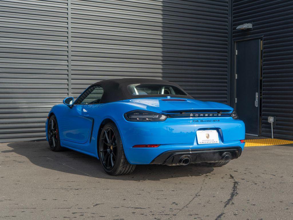 new 2025 Porsche 718 Boxster car, priced at $128,435