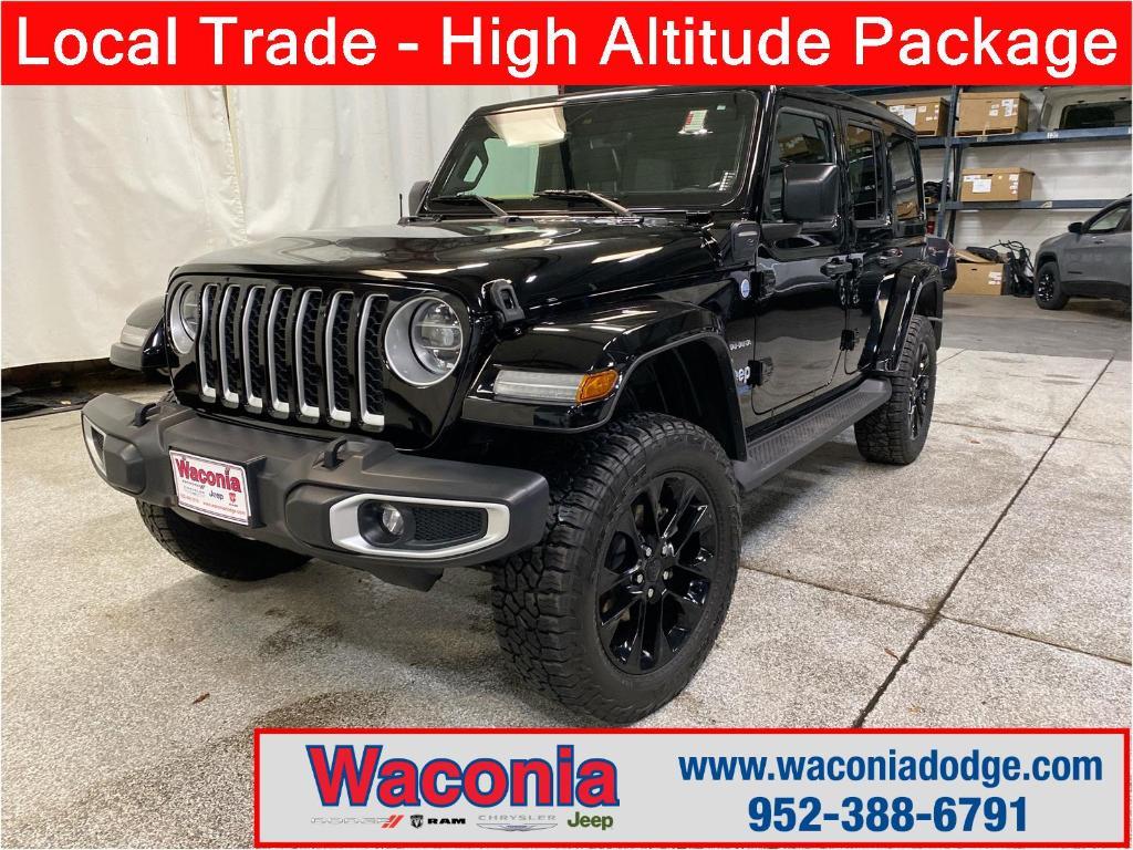 used 2021 Jeep Wrangler Unlimited 4xe car, priced at $35,299