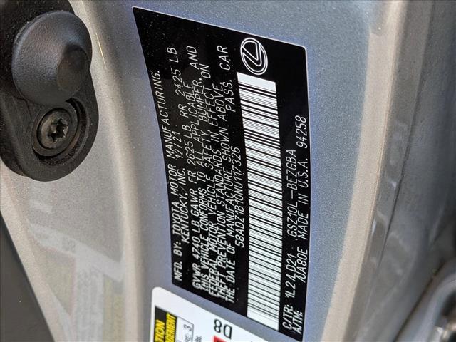 used 2022 Lexus ES 350 car, priced at $34,999