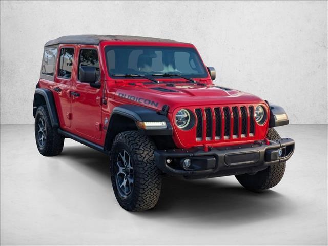 used 2021 Jeep Wrangler Unlimited car, priced at $31,350