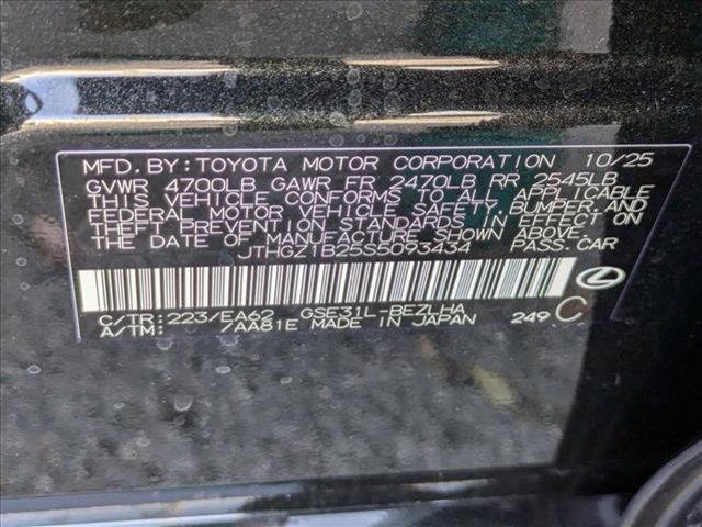 new 2025 Lexus IS 350 car, priced at $52,055