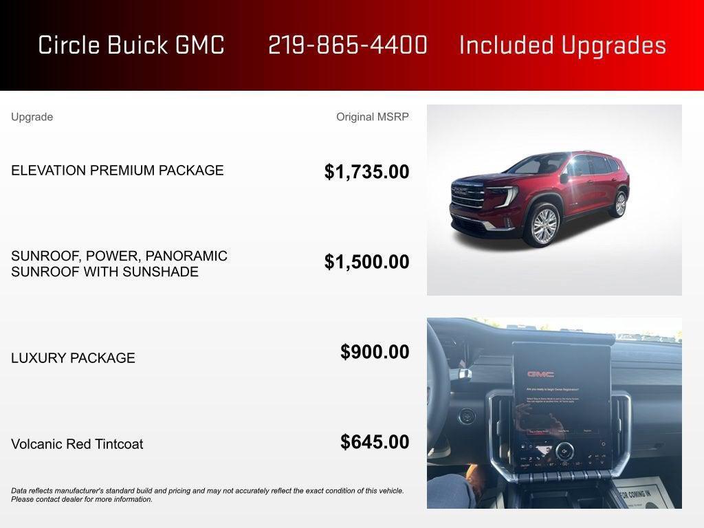 new 2026 GMC Acadia car, priced at $48,617