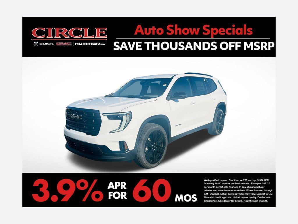 new 2026 GMC Acadia car, priced at $47,611