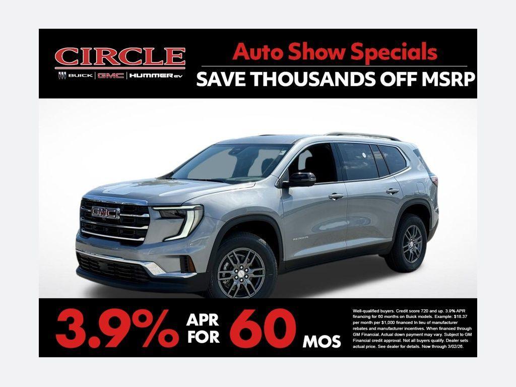 new 2026 GMC Acadia car, priced at $44,373