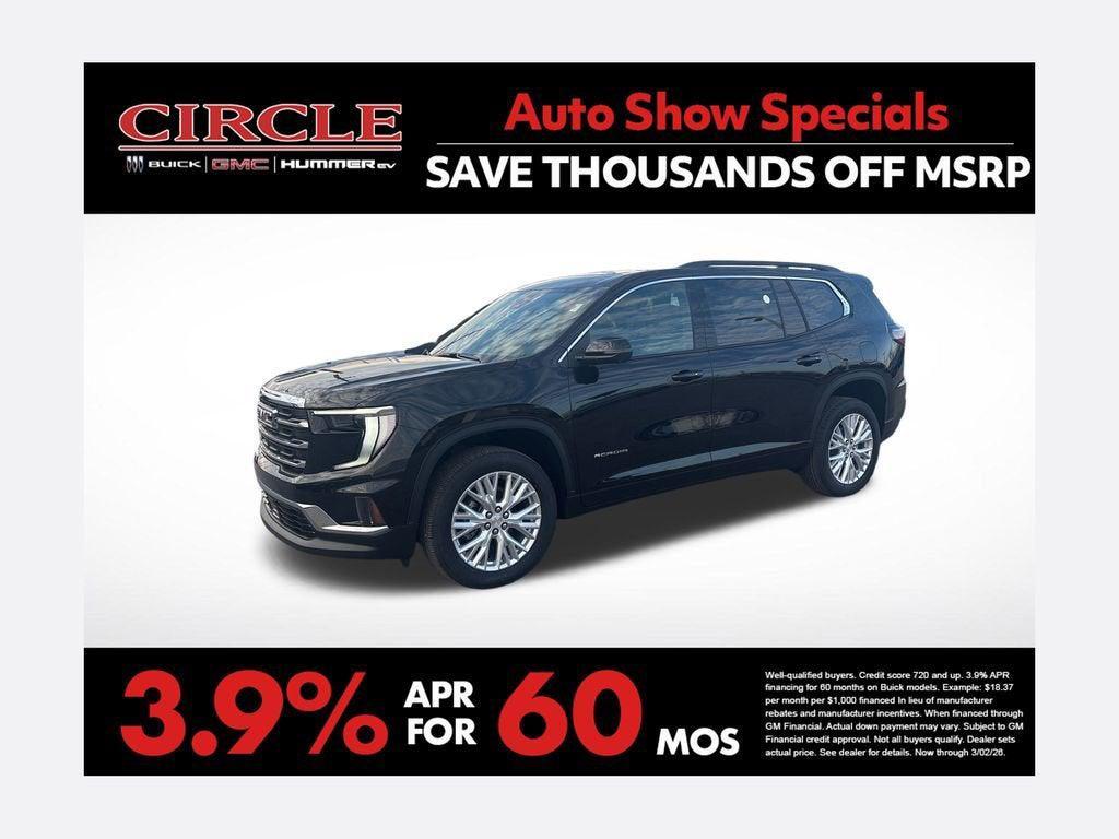 new 2026 GMC Acadia car, priced at $49,264