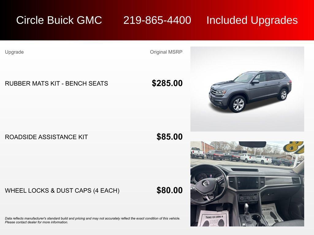 used 2018 Volkswagen Atlas car, priced at $17,975