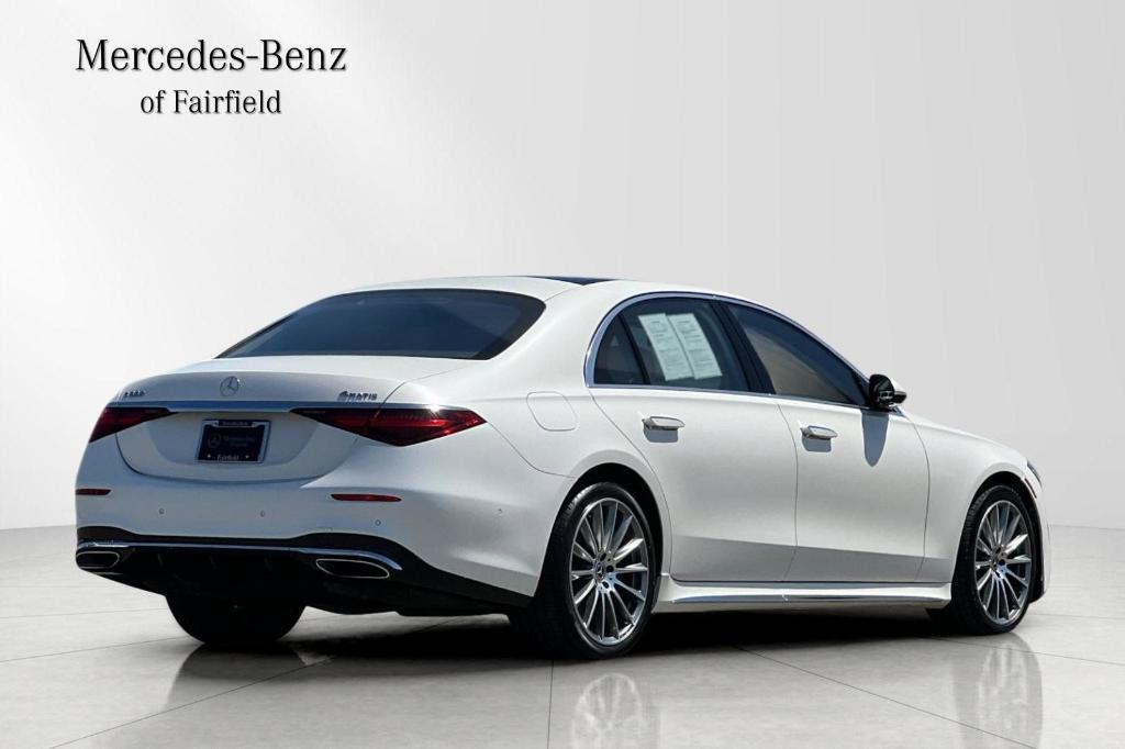 used 2022 Mercedes-Benz S-Class car, priced at $61,999